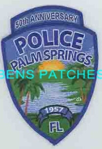 FLORIDA,PALM SPRINGS POLICE 50TH ANNIVERSARY 1